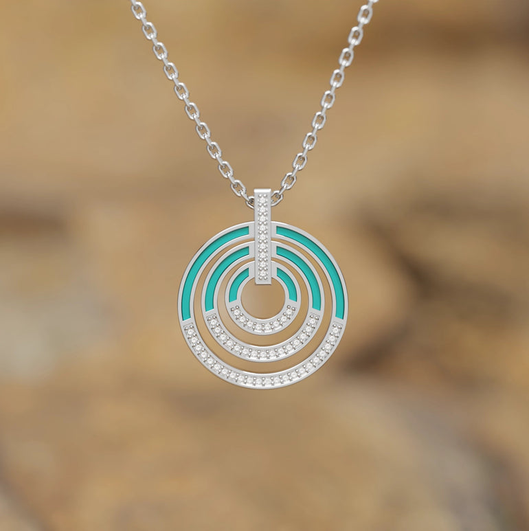 Jane's Bullseye Necklace - Serene Western
