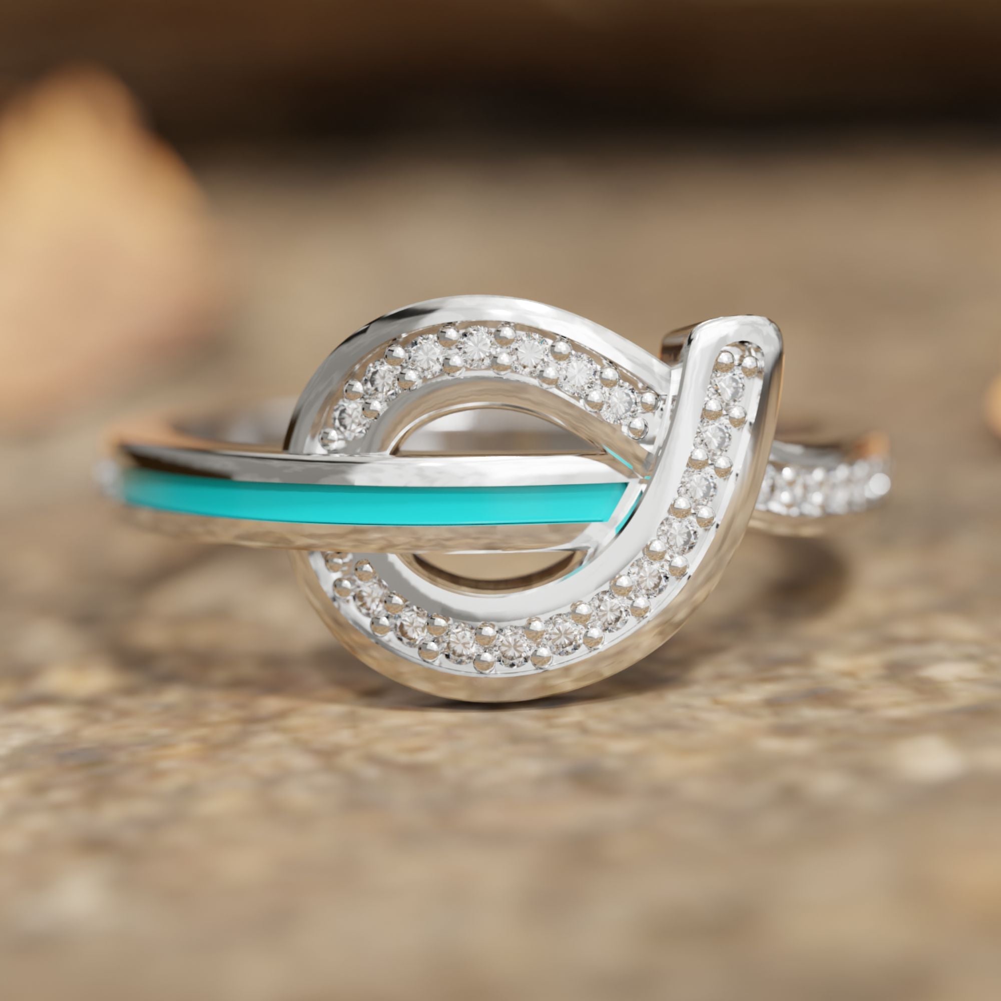 Knotted Power Ring - Serene Western