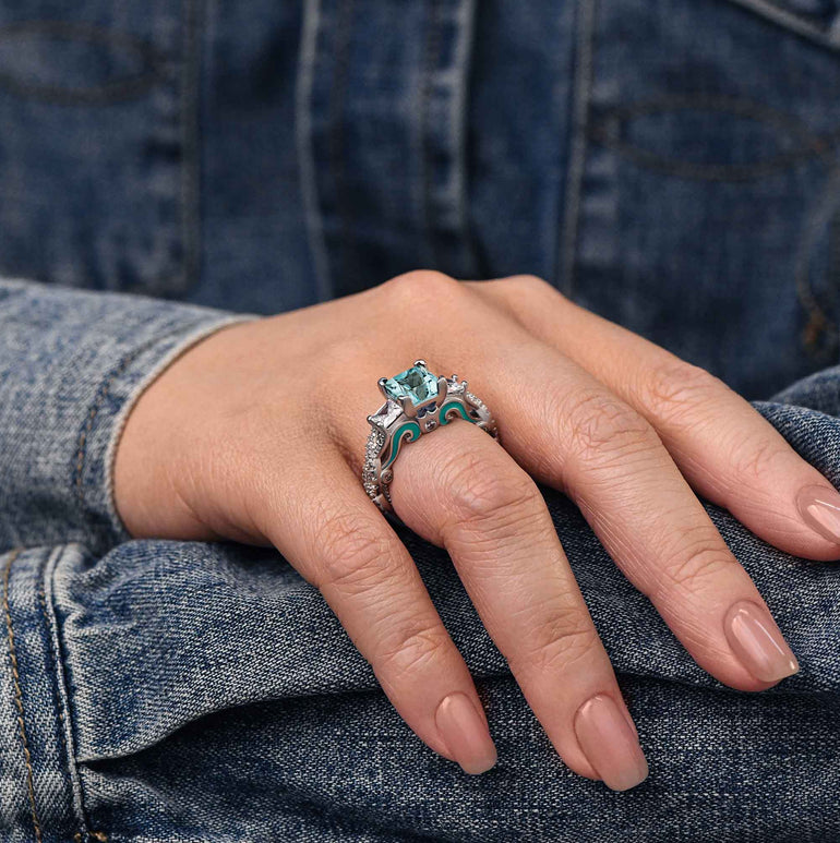 Love Rivet Ring - Serene Western