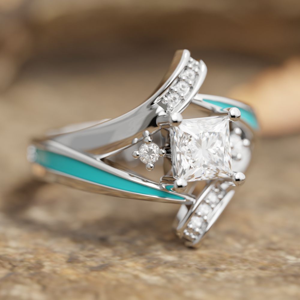 Milky Way Kiss Ring - Serene Western