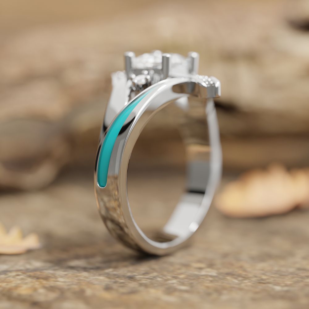 Milky Way Kiss Ring - Serene Western