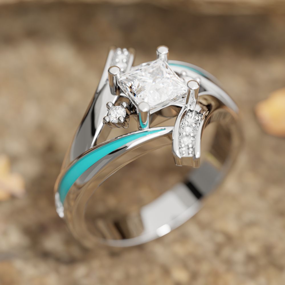 Milky Way Kiss Ring - Serene Western