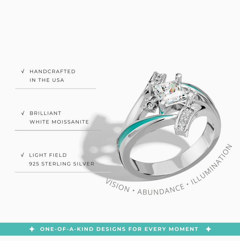 Milky Way Kiss Ring - Serene Western