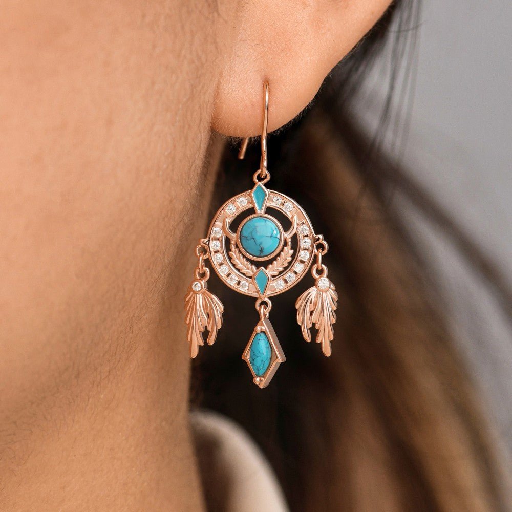 Mystic Dreamcatcher Earrings - Serene Western