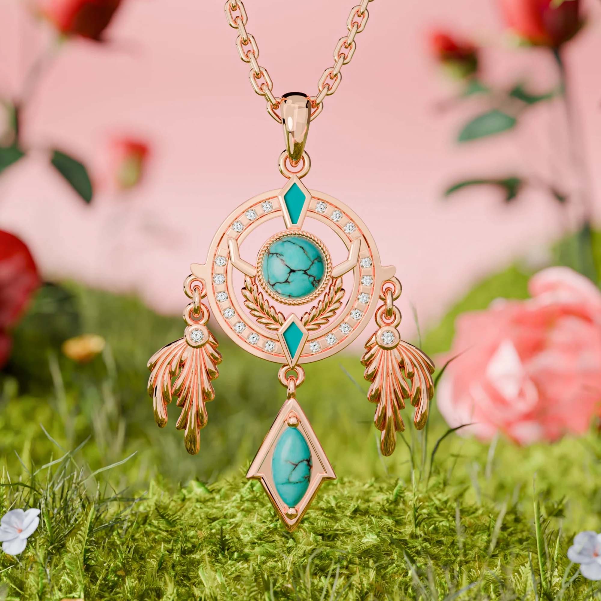 Mystic Dreamcatcher Necklace - Serene Western