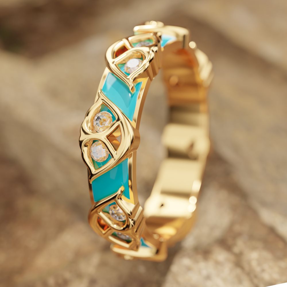 Mystic Mask Ring - Serene Western