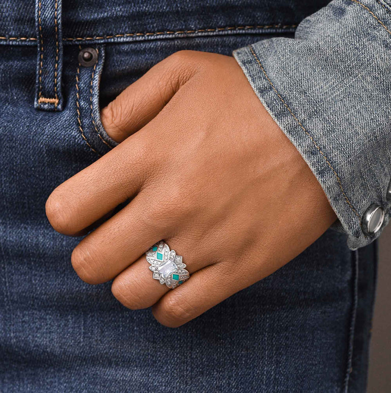 Nautical Starlight Ring - Serene Western