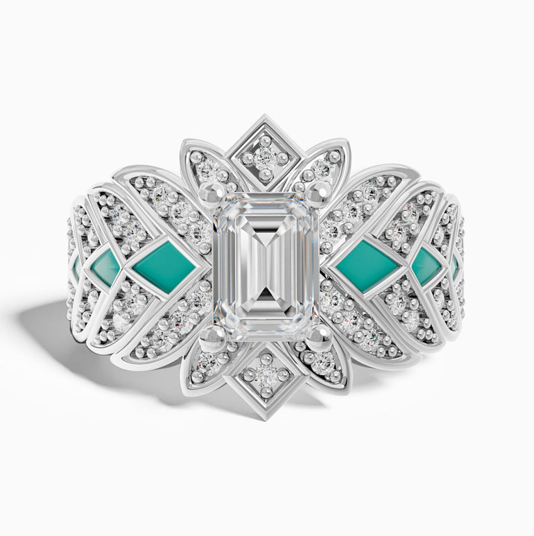 Nautical Starlight Ring - Moissanite - Serene Western