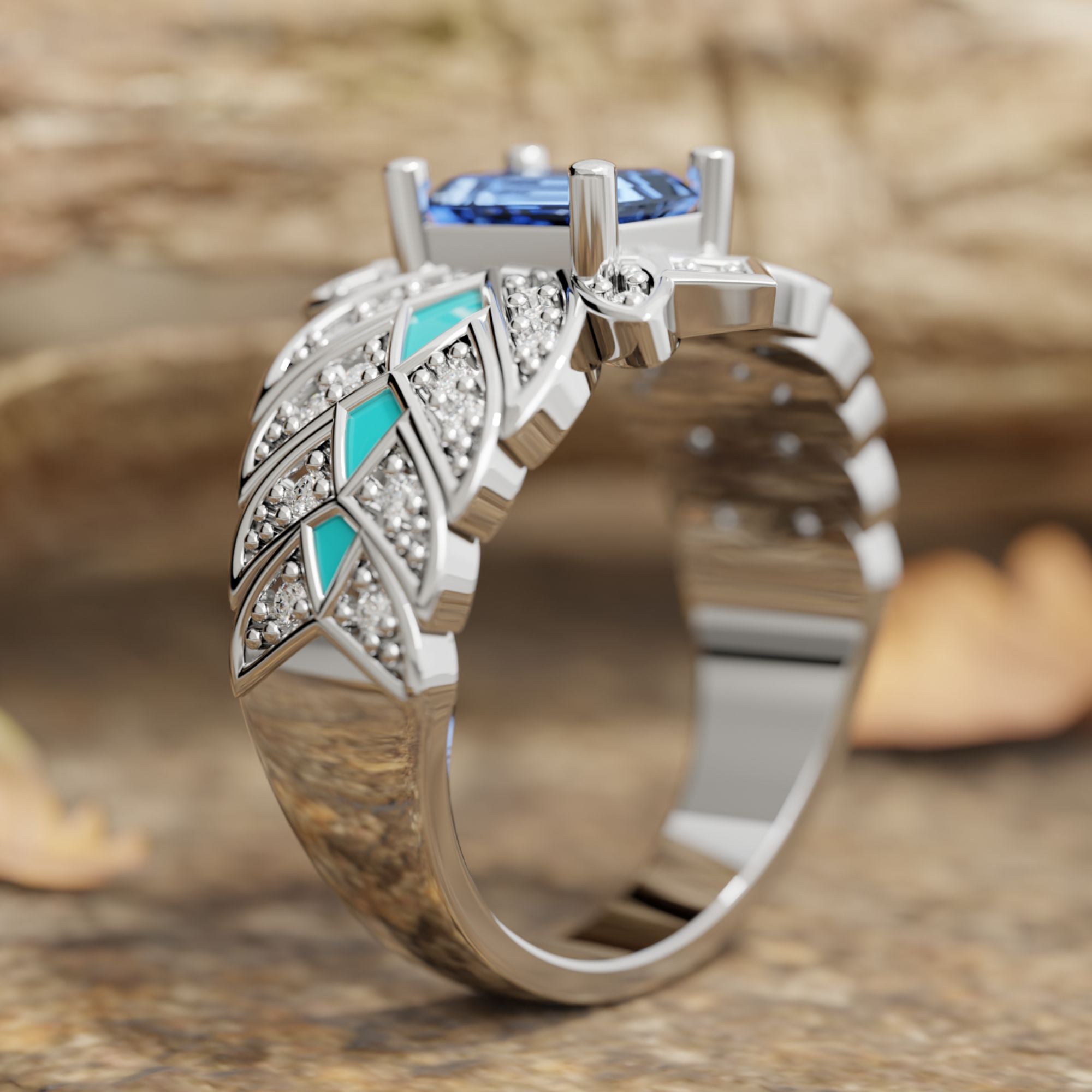 Nautical Starlight Ring - Sapphire - Serene Western