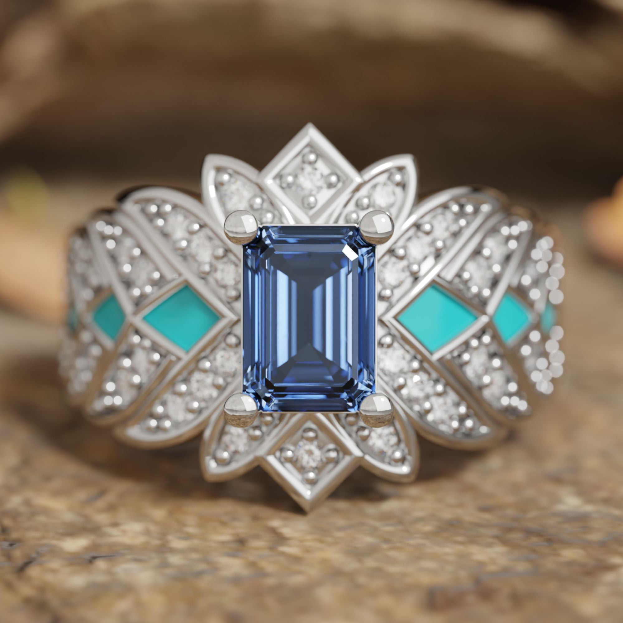 Nautical Starlight Ring - Sapphire - Serene Western