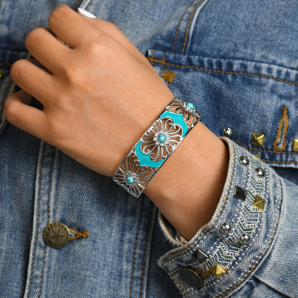 Prairie Flower Cuff Bracelet - Serene Western