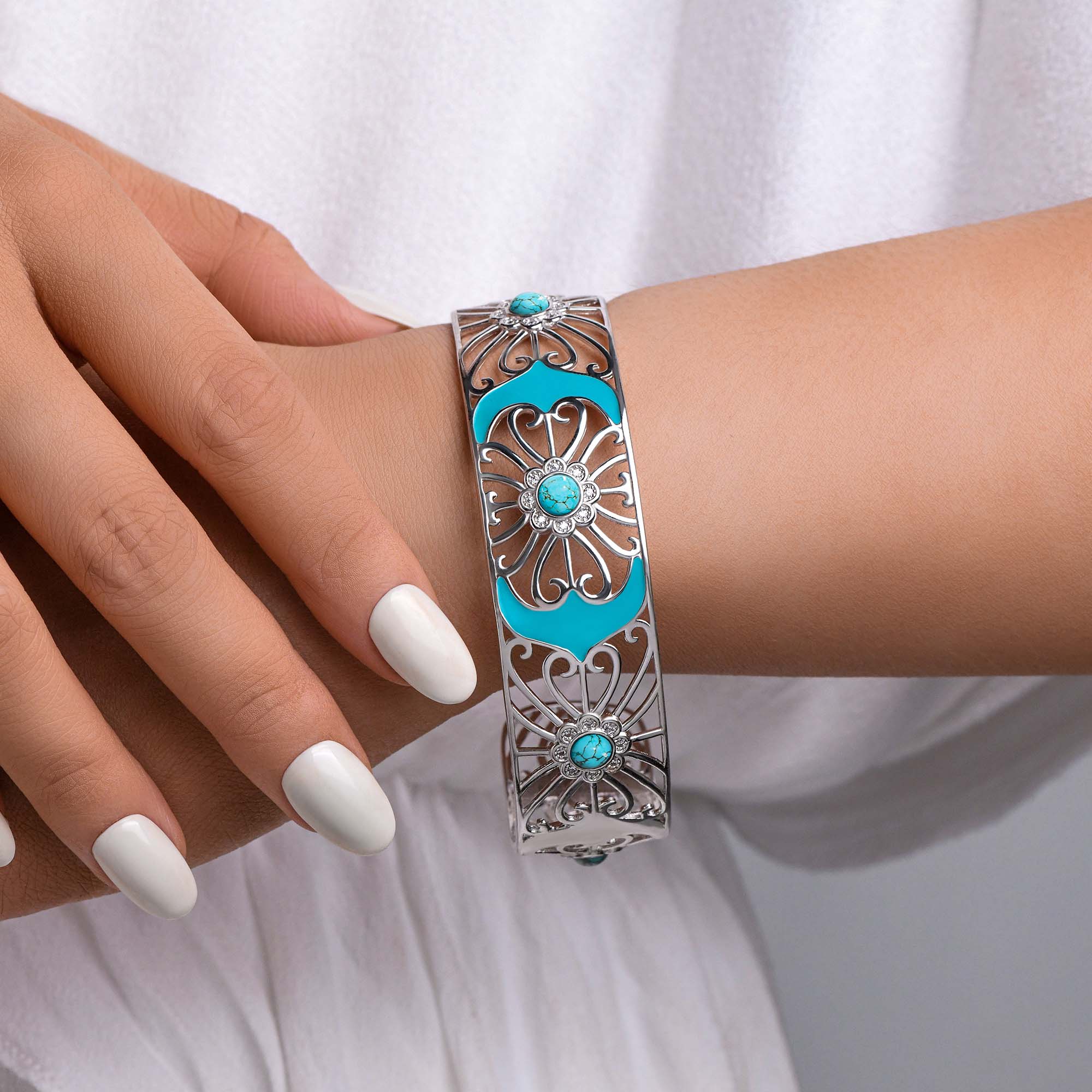 Prairie Flower Cuff Bracelet - Serene Western