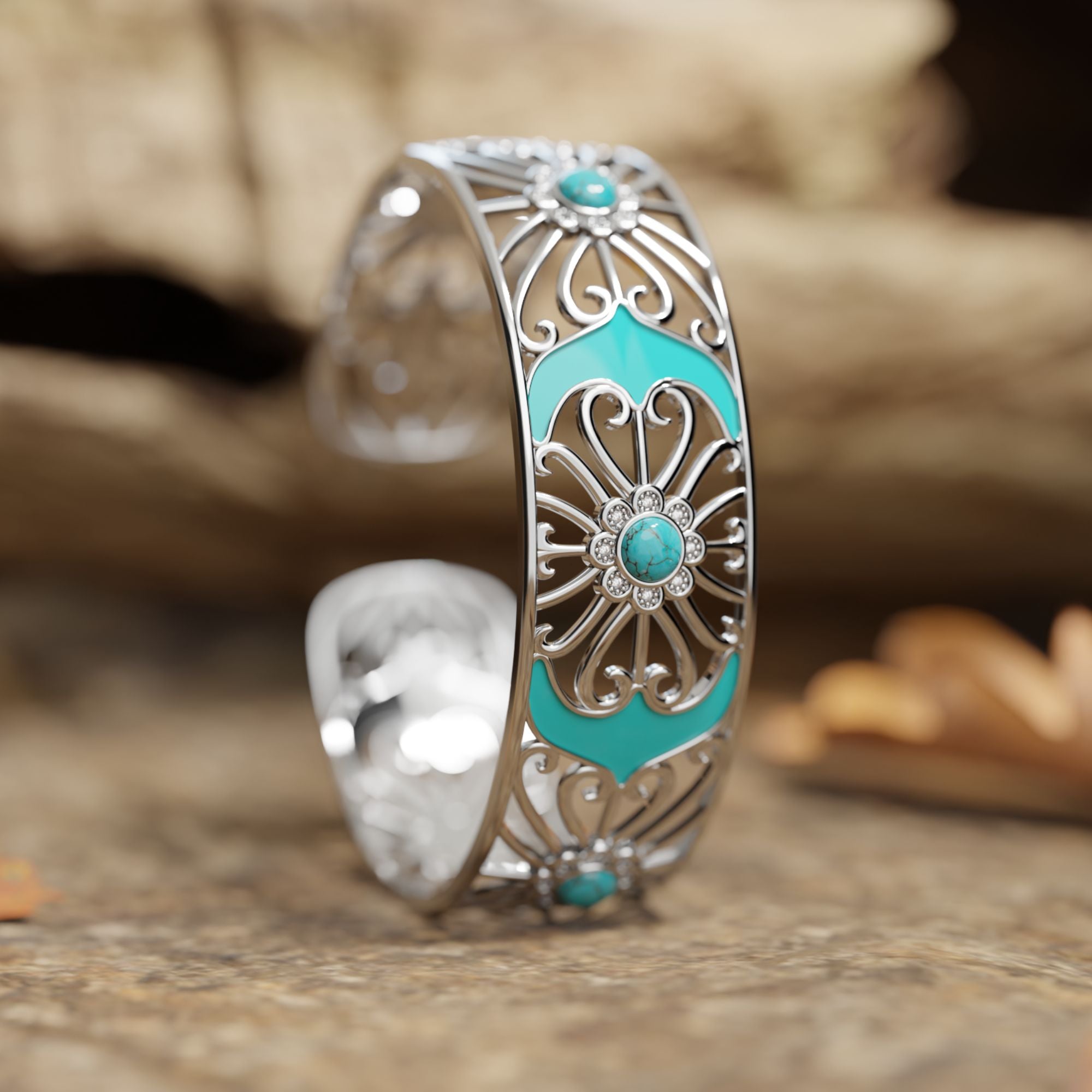 Prairie Flower Cuff Bracelet - Serene Western