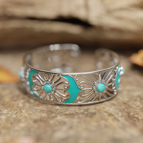 Prairie Flower Cuff Bracelet