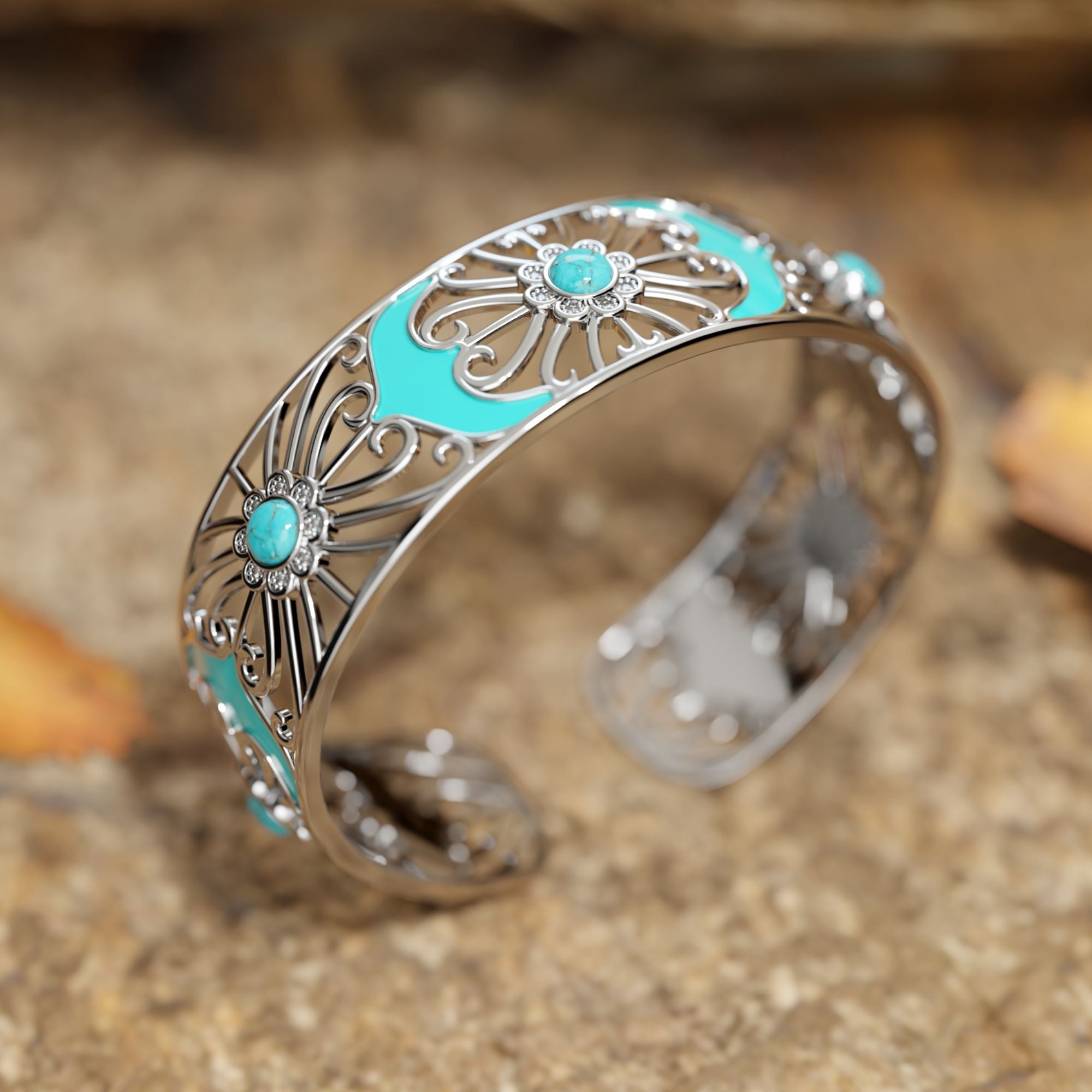 Prairie Flower Cuff Bracelet - Serene Western