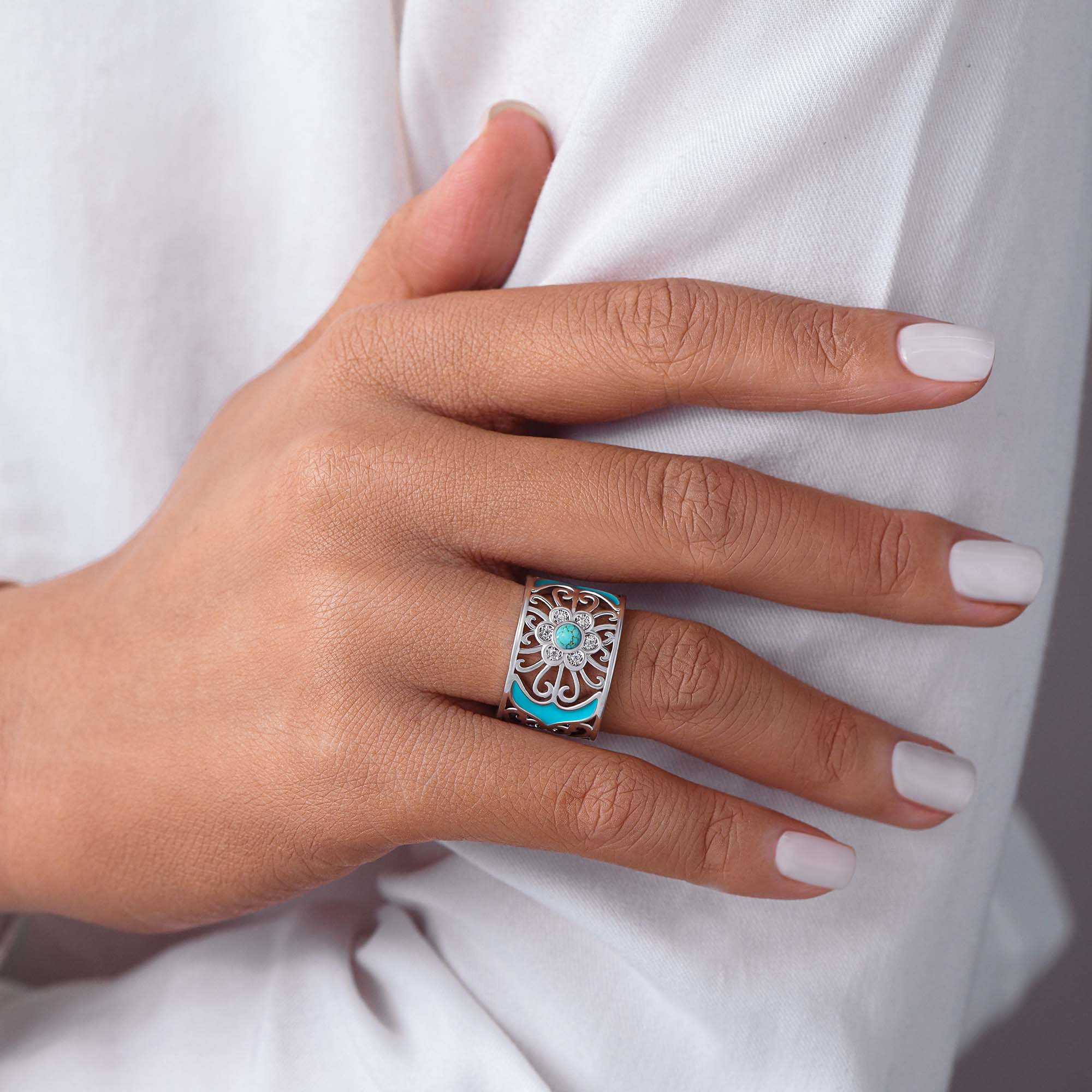 Prairie Flower Cuff Ring - Serene Western