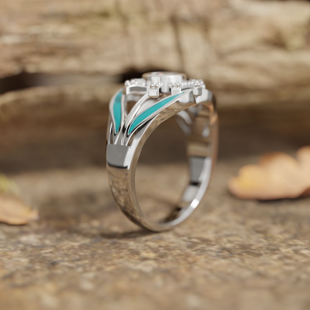 Radiant Sunburst Ring - Serene Western