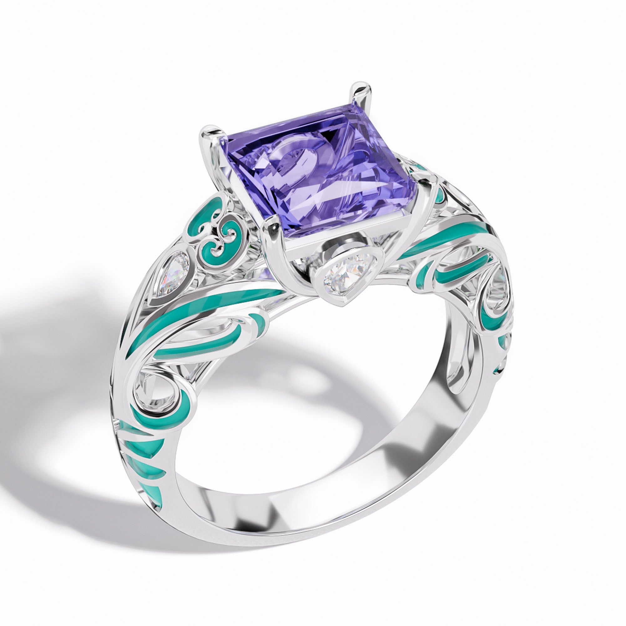 Rosemary's Loyalty Ring - Amethyst - Serene Western