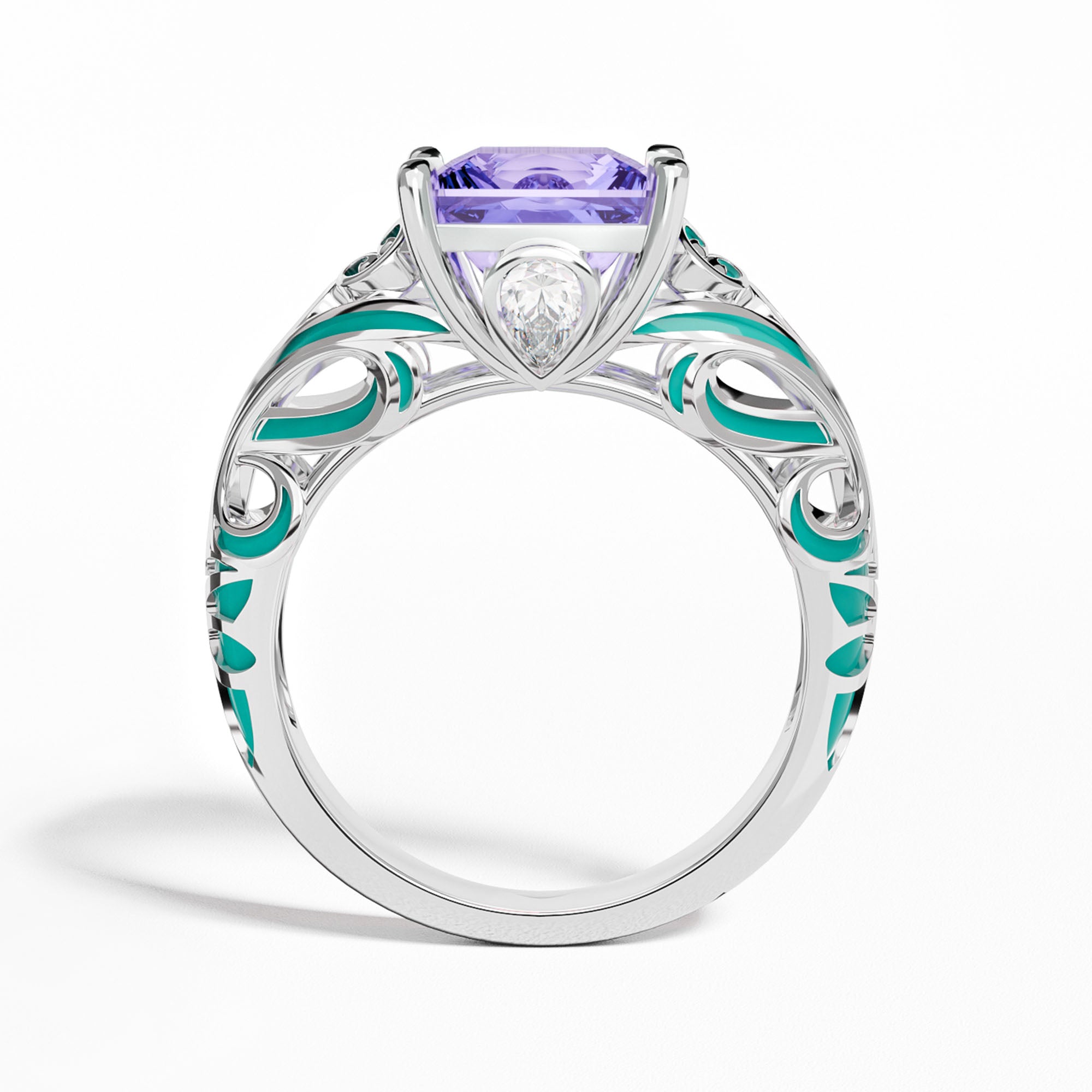 Rosemary's Loyalty Ring - Amethyst - Serene Western