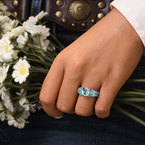 Rosemary's Loyalty Ring - Aquamarine