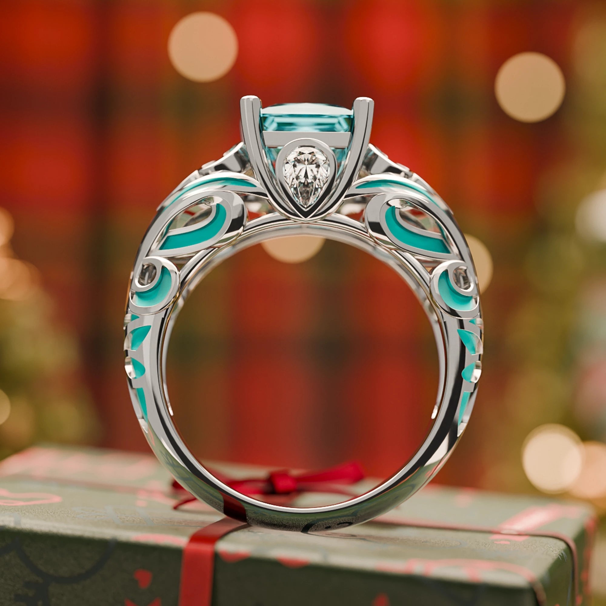 Rosemary's Loyalty Ring - Aquamarine - Serene Western