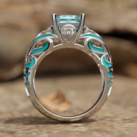 Rosemary's Loyalty Ring - Aquamarine