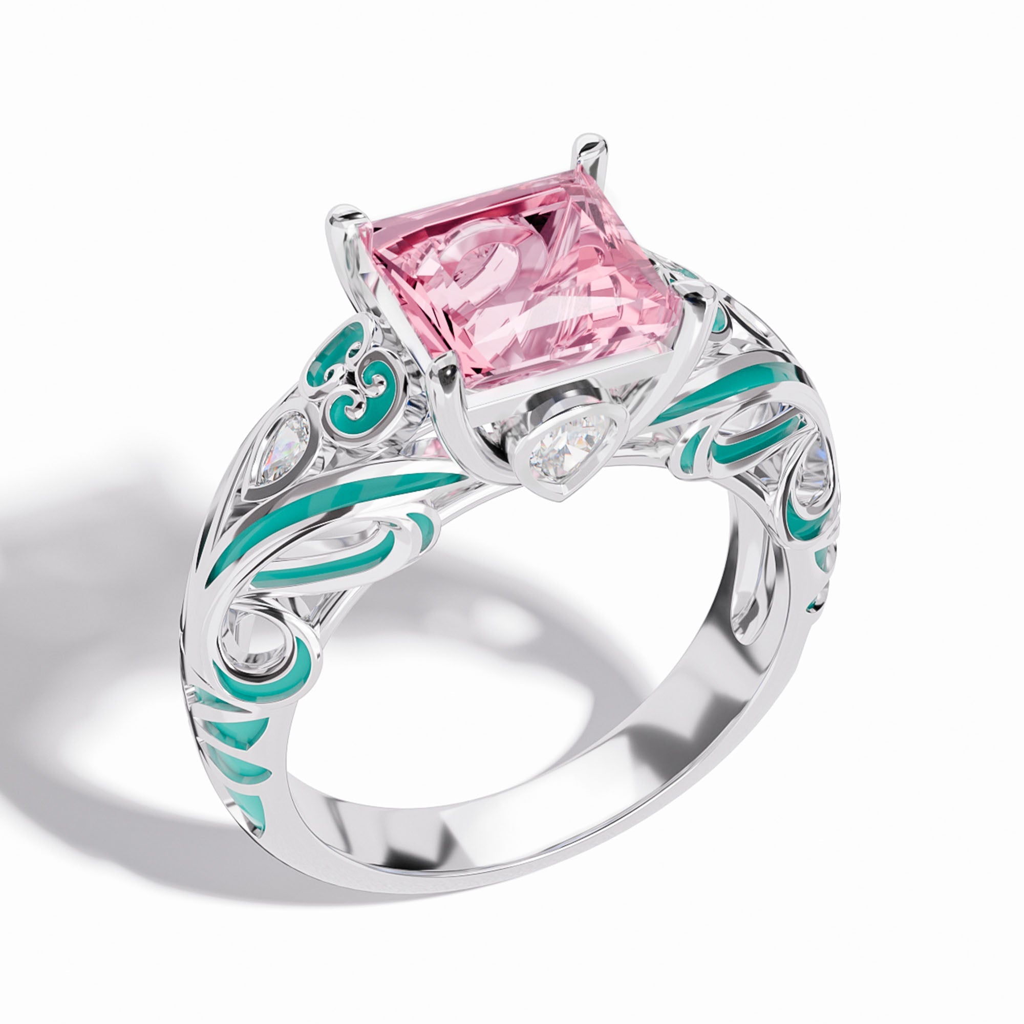 Rosemary's Loyalty Ring - Rose Quartz - Serene Western