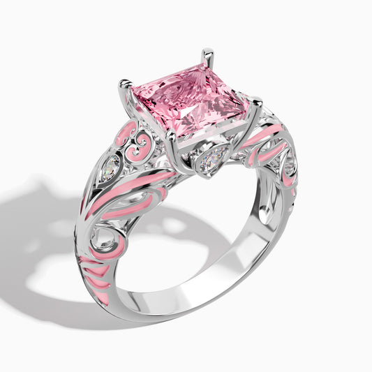 Rosemary's Loyalty Ring - Rose Quartz - Serene Western