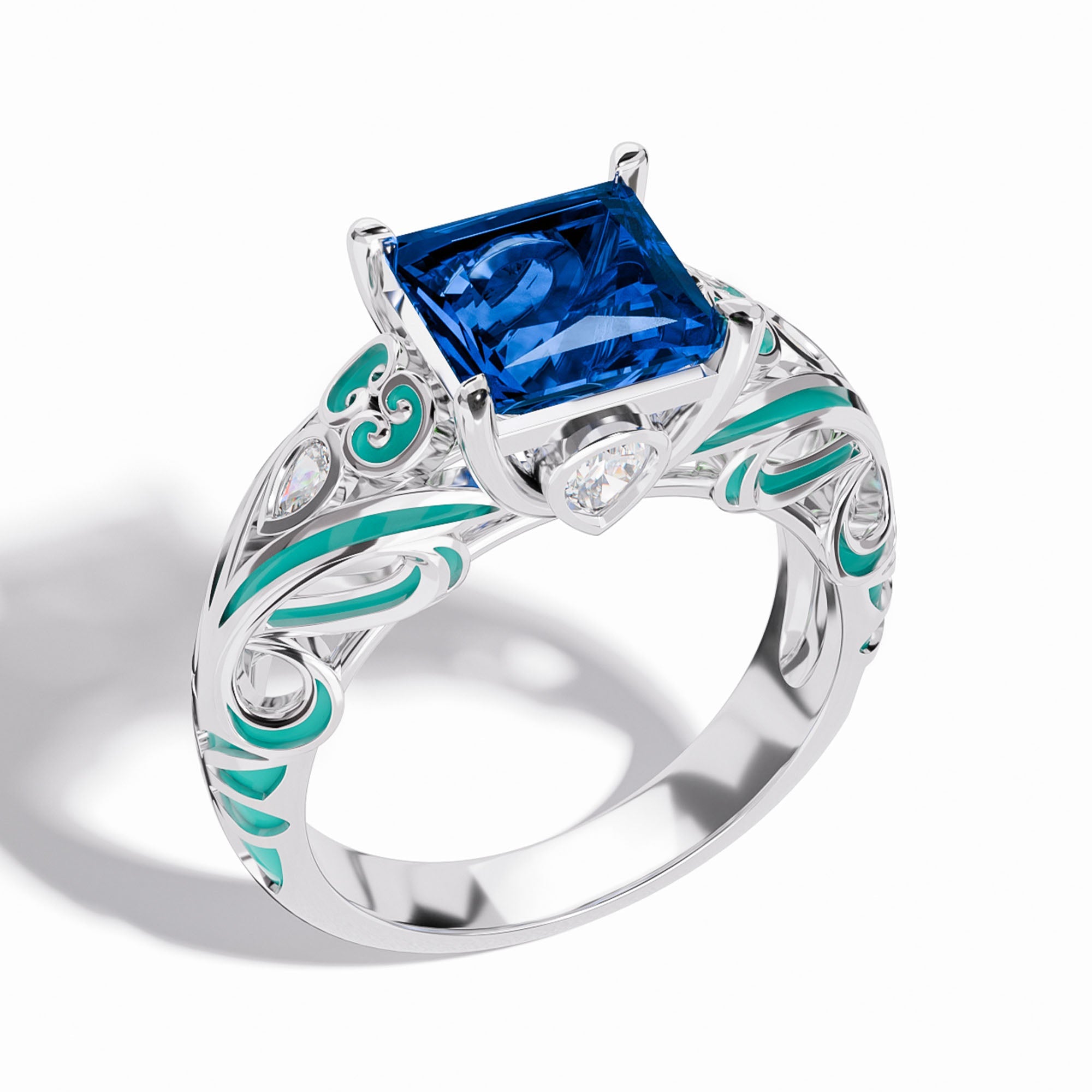 Rosemary's Loyalty Ring - Sapphire - Serene Western