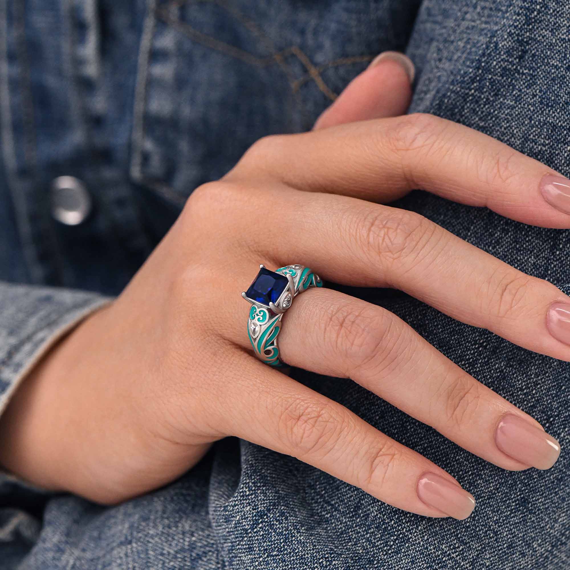 Rosemary's Loyalty Ring - Sapphire - Serene Western