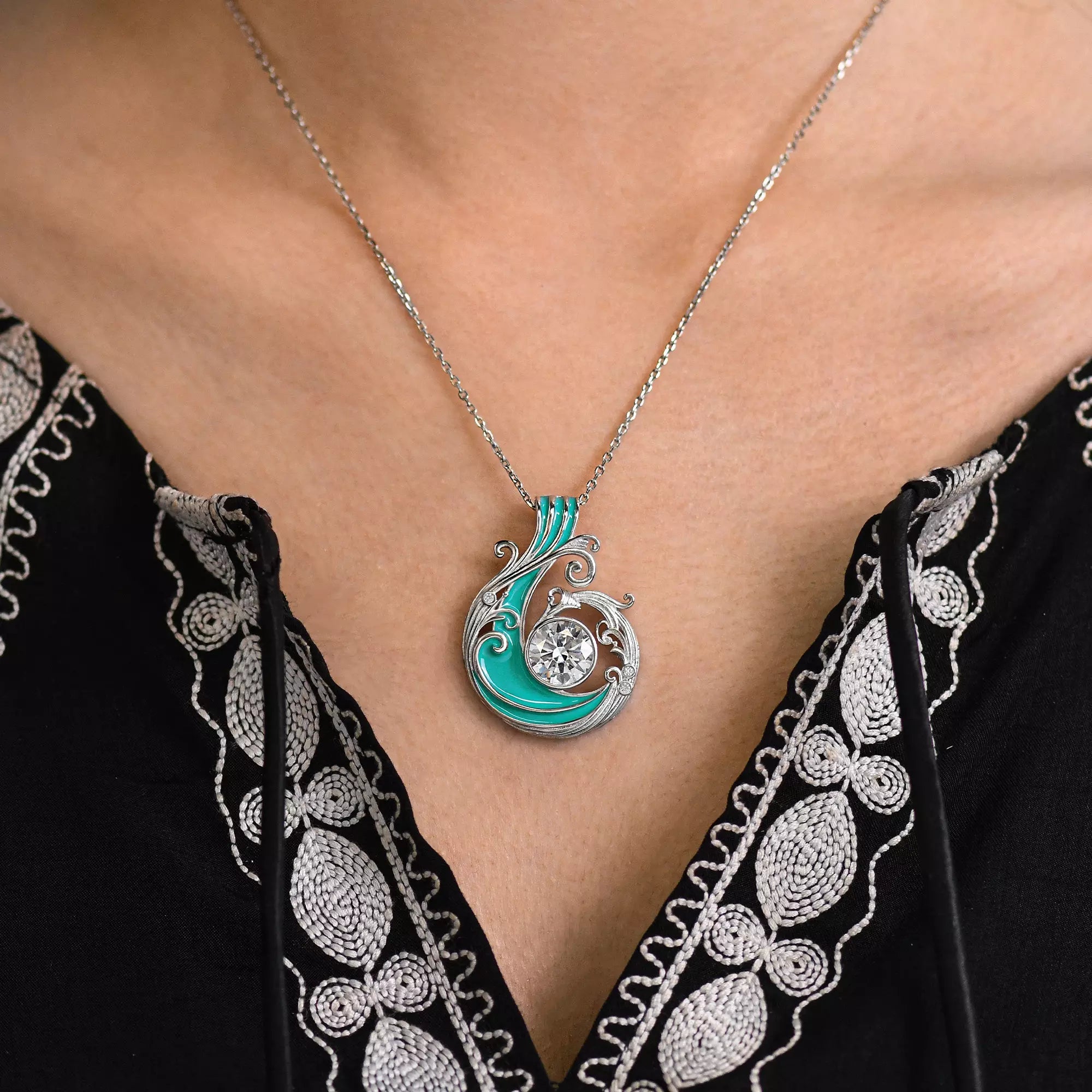 Savanna Swirl Necklace - Serene Western