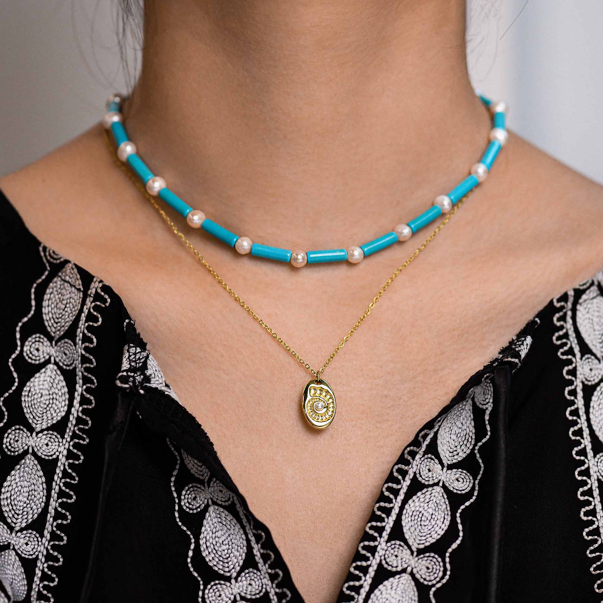 Sea Goddess Necklace - Serene Western