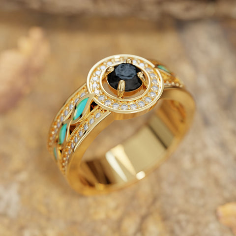 Shining Rodeo Ring - Black Onyx