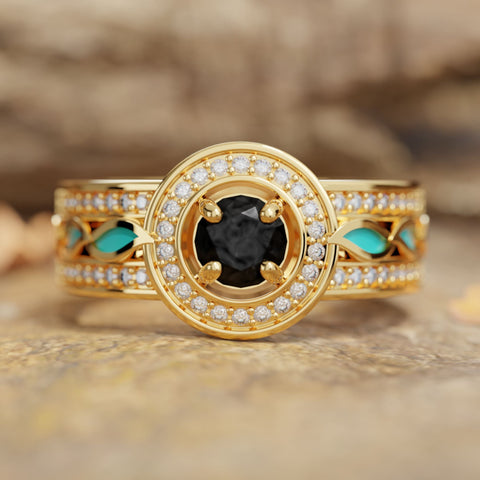 Shining Rodeo Ring - Black Onyx