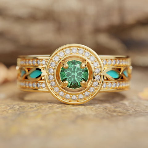 Shining Rodeo Ring - Emerald