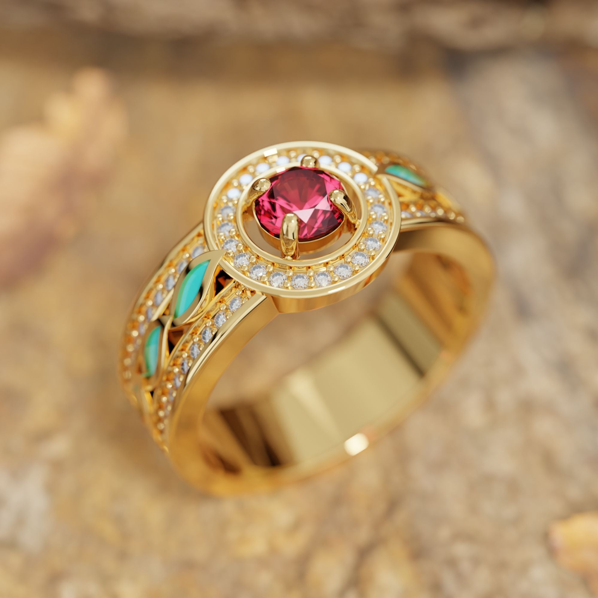 Shining Rodeo Ring - Ruby - Serene Western