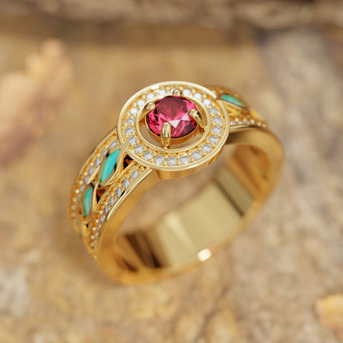 Shining Rodeo Ring - Ruby