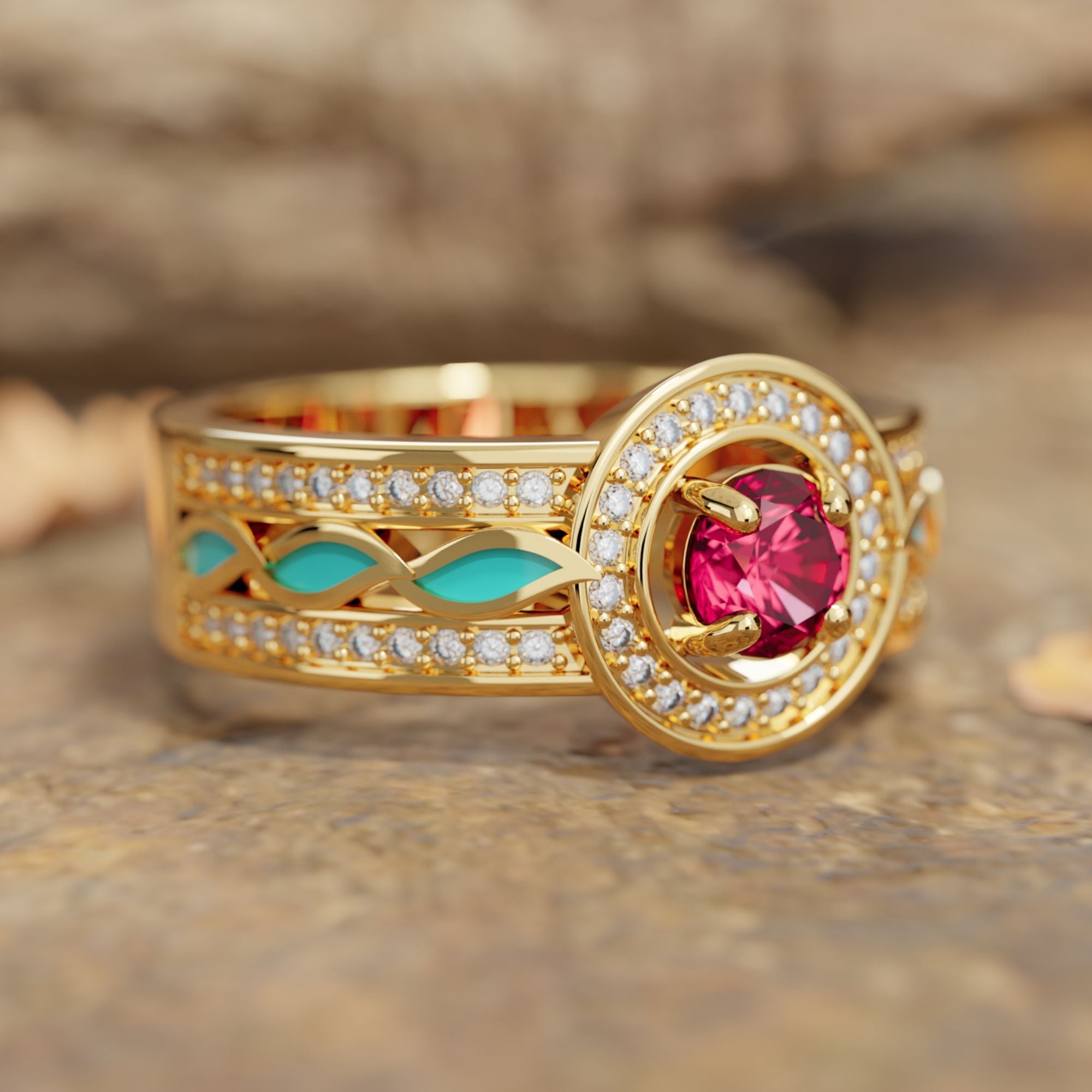 Shining Rodeo Ring - Ruby - Serene Western