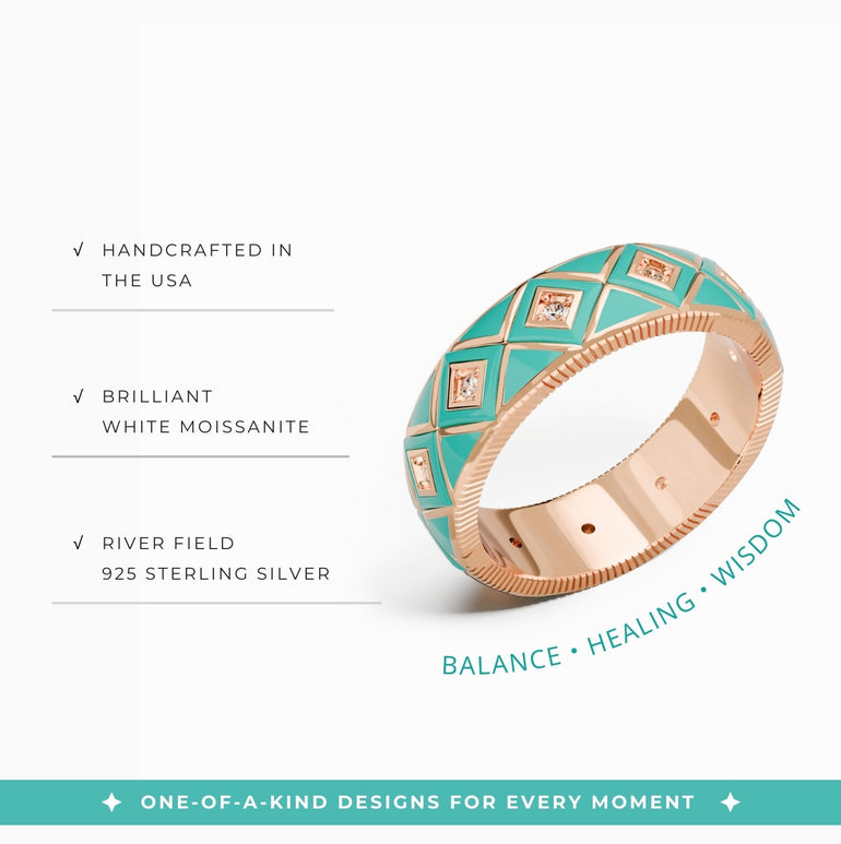 Sierra Geometric Ring - Serene Western
