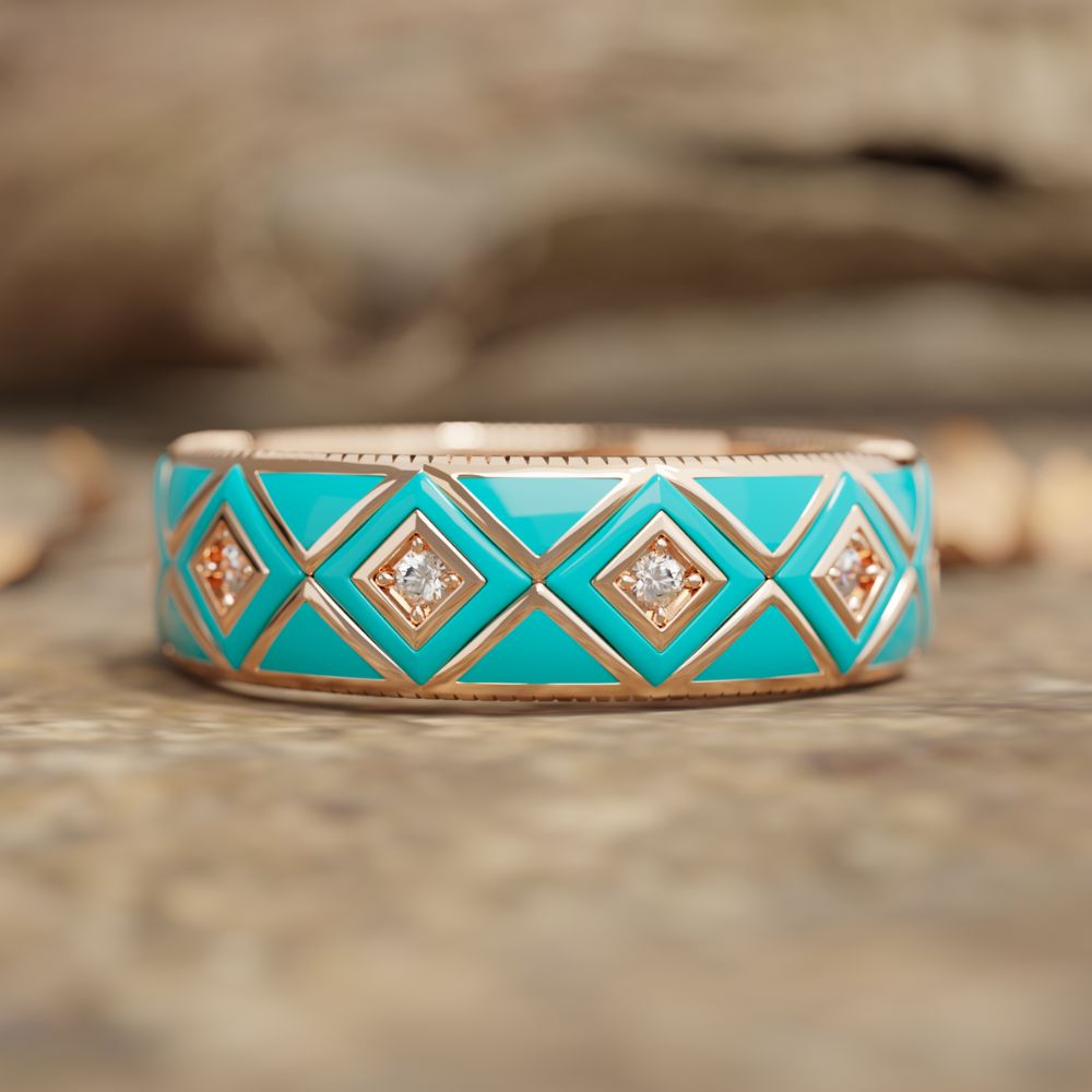 Sierra Geometric Ring - Serene Western