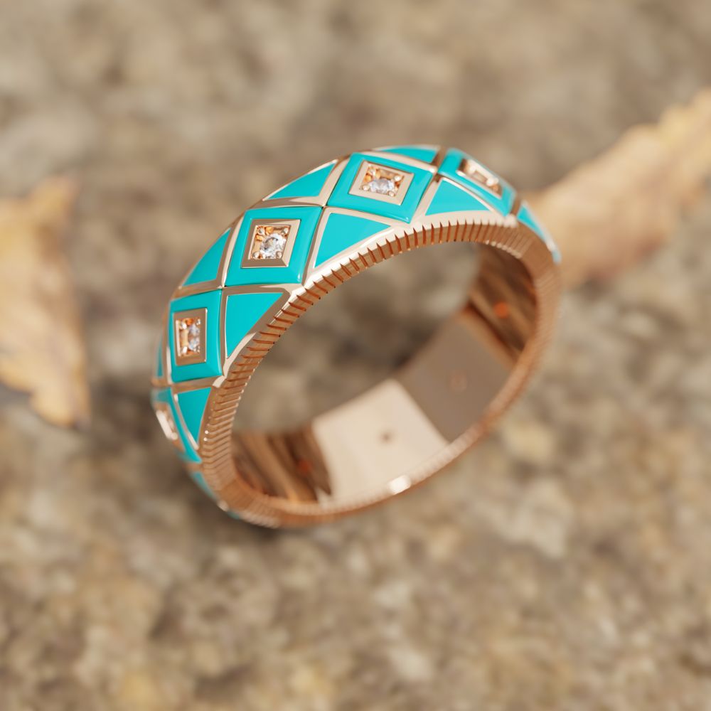 Sierra Geometric Ring - Serene Western