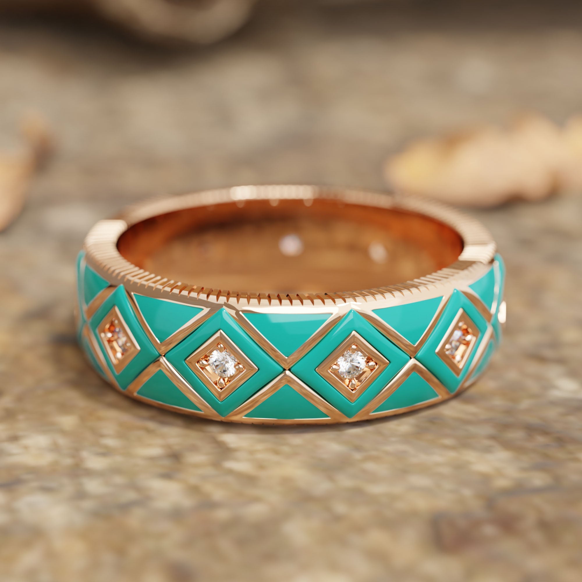 Sierra Geometric Ring - Serene Western