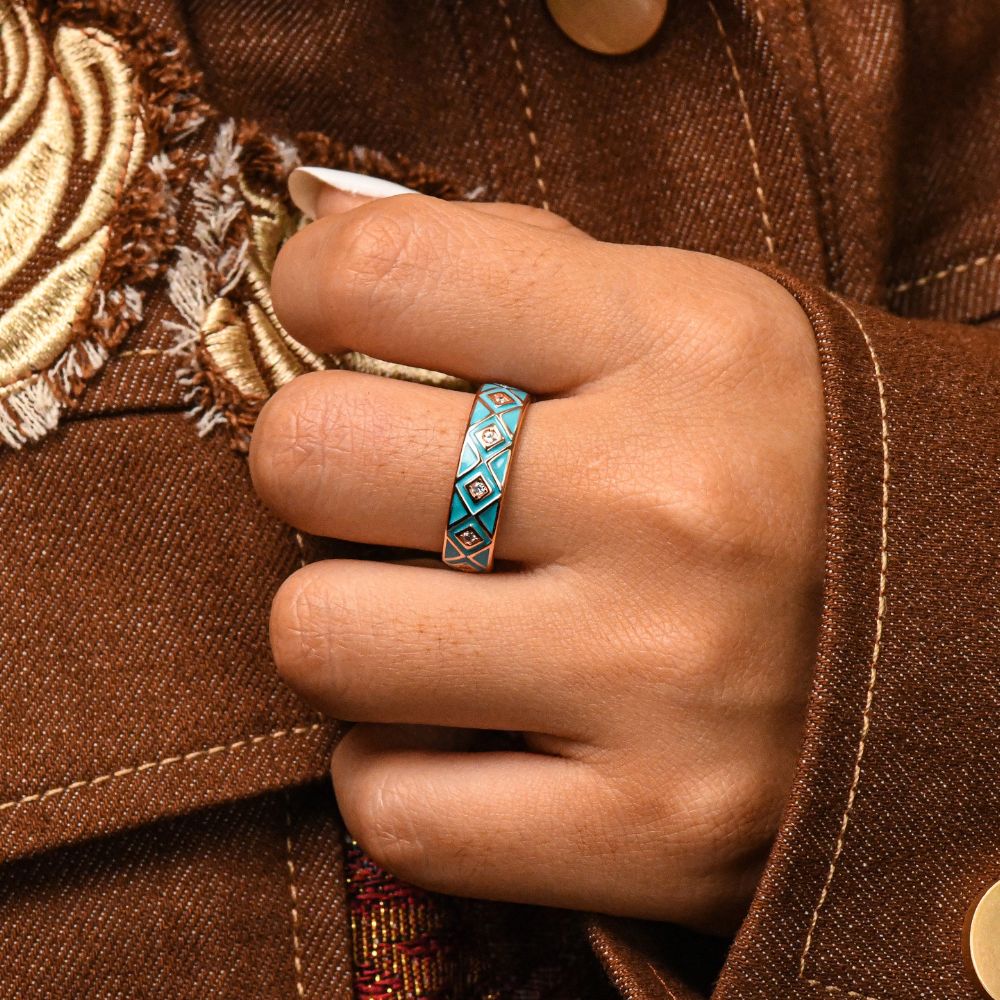 Sierra Geometric Ring - Serene Western