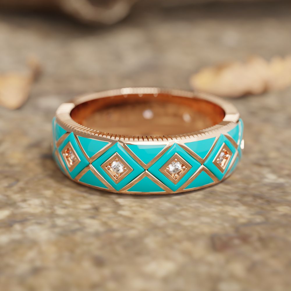 Sierra Geometric Ring - Serene Western