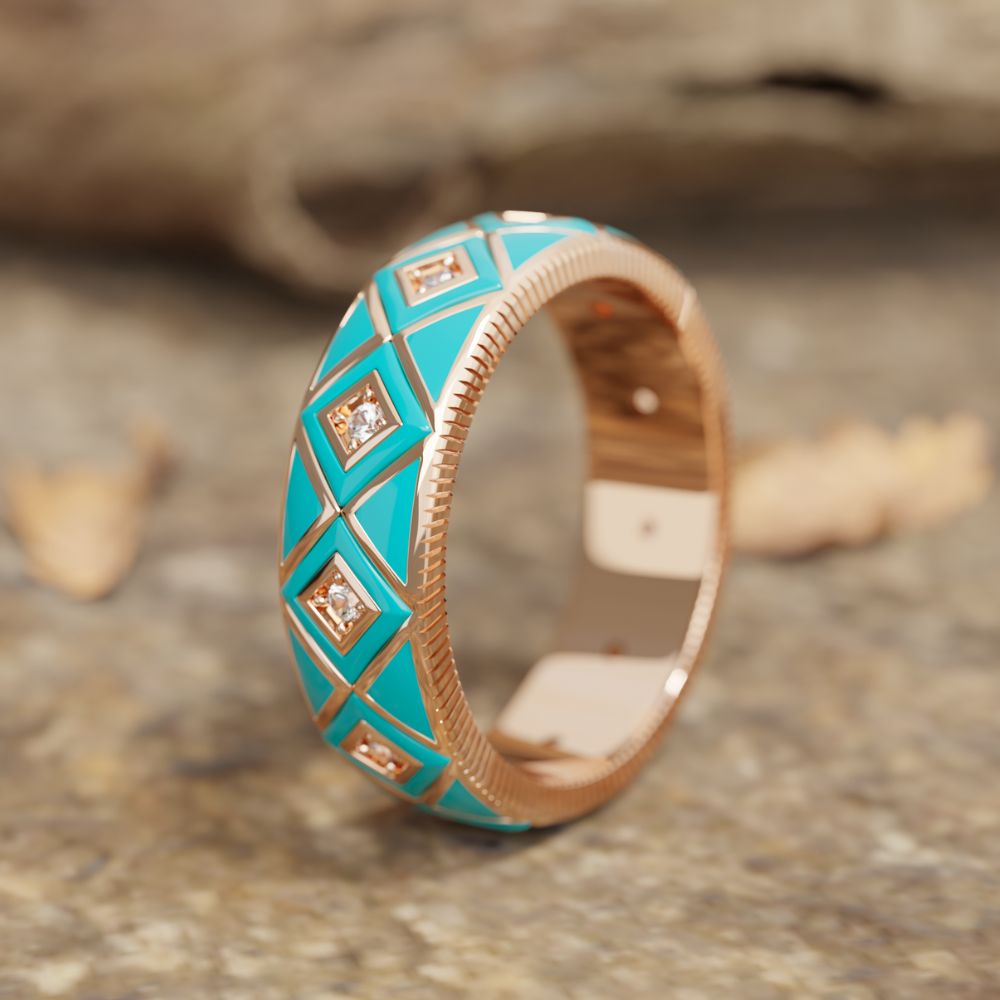 Sierra Geometric Ring - Serene Western