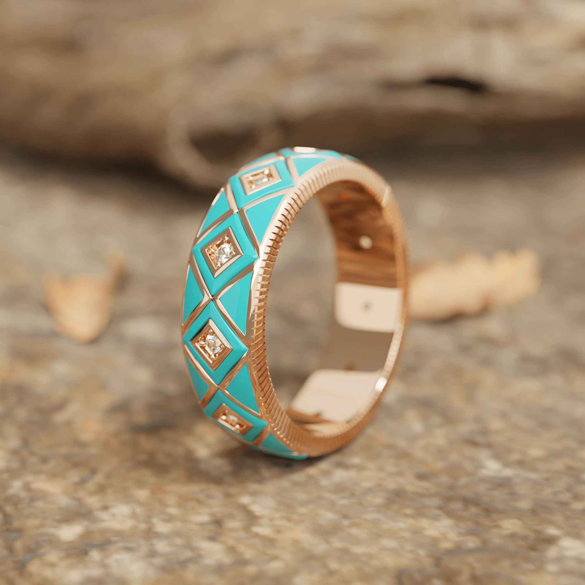 Sierra Geometric Ring - Serene Western