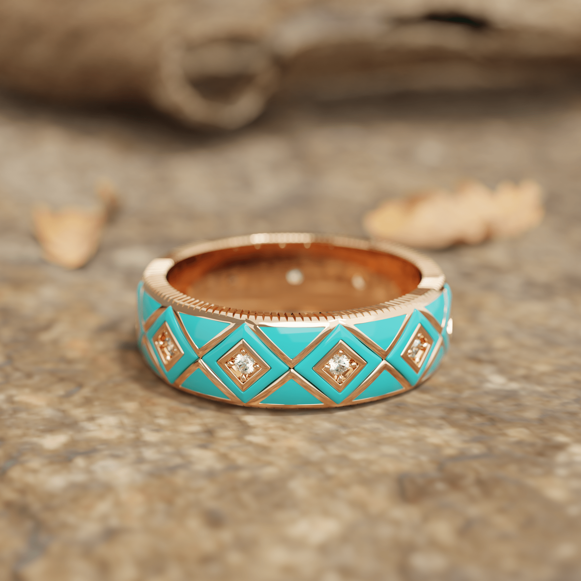 Sierra Geometric Ring - Serene Western