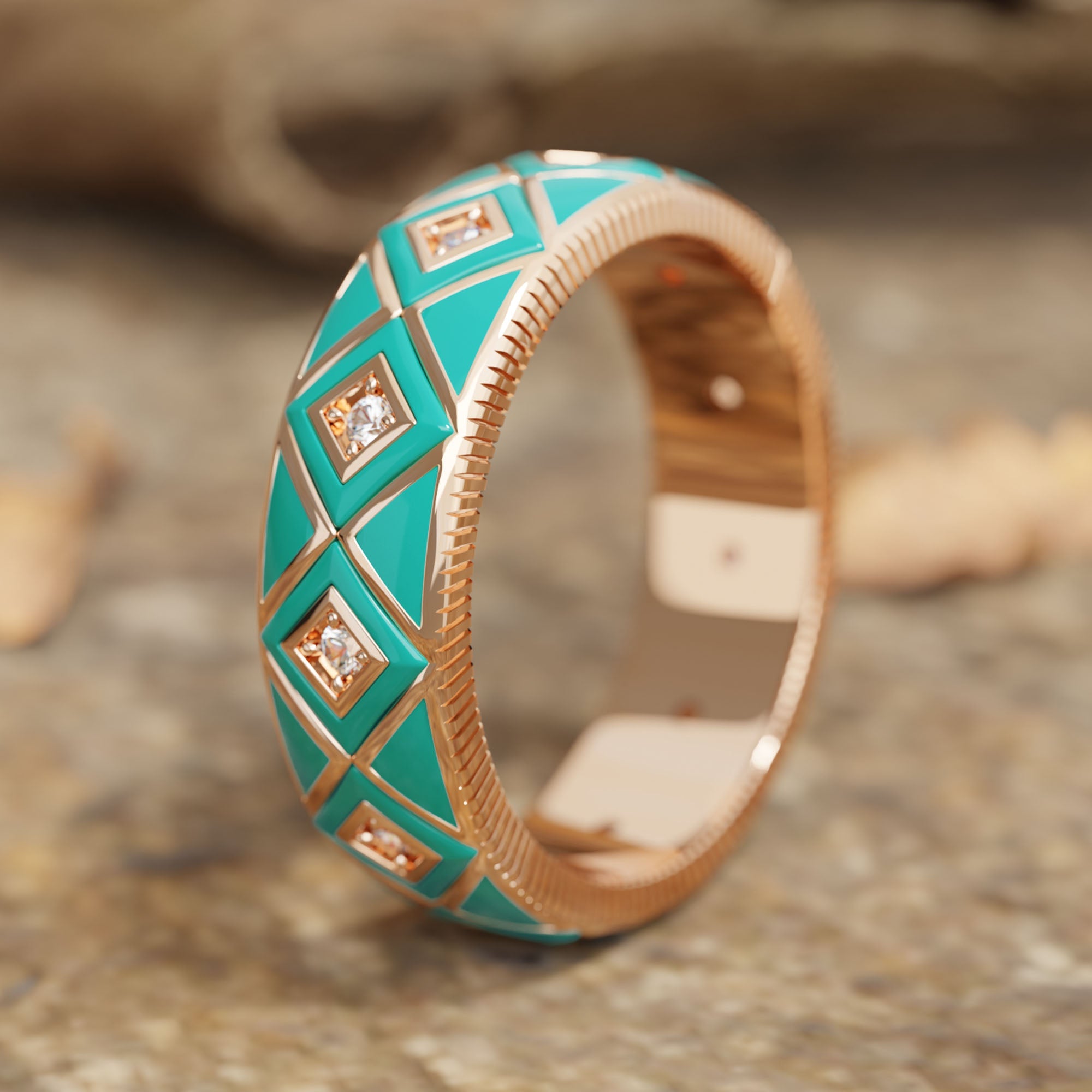 Sierra Geometric Ring - Serene Western