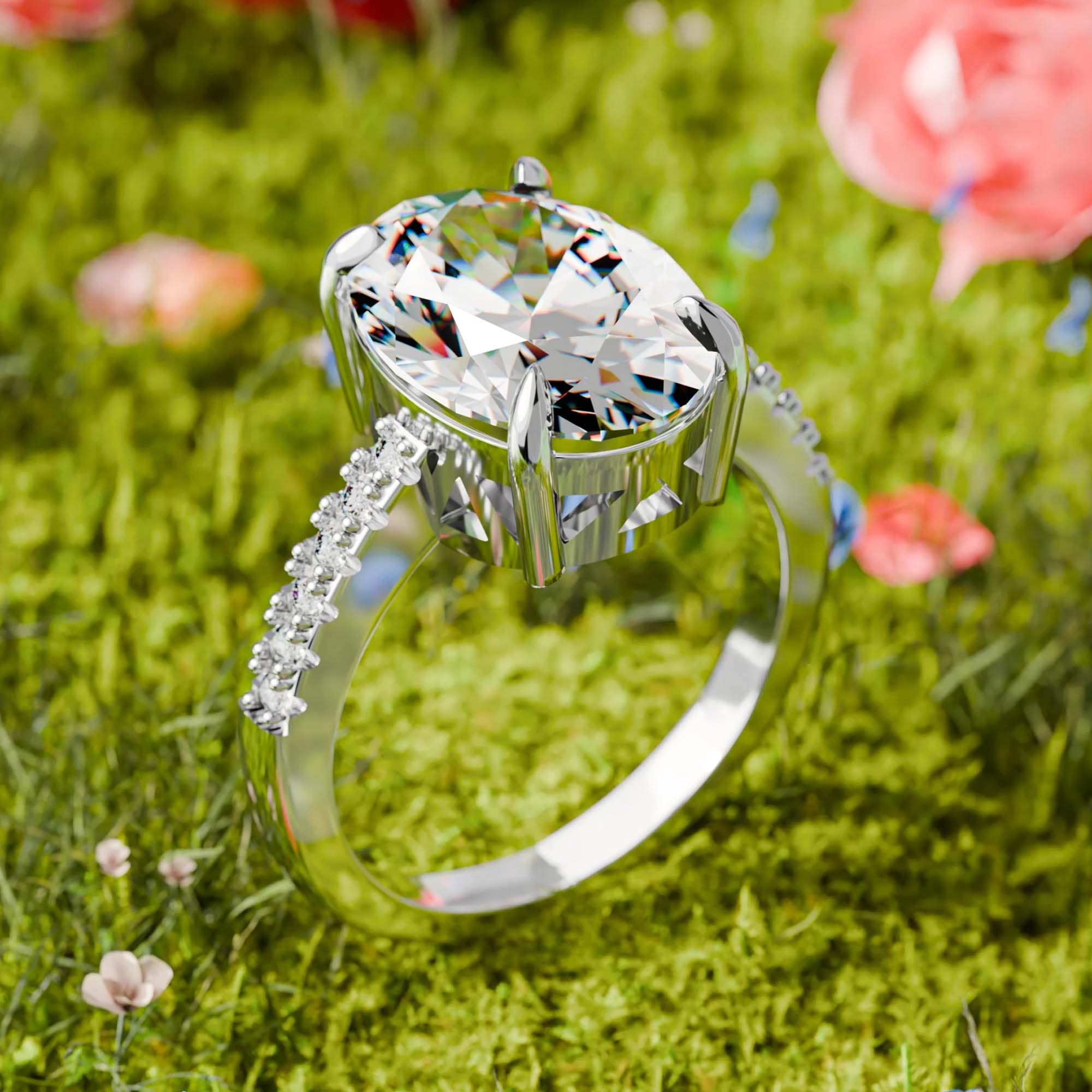 Snow Blossom Ring - Serene Western