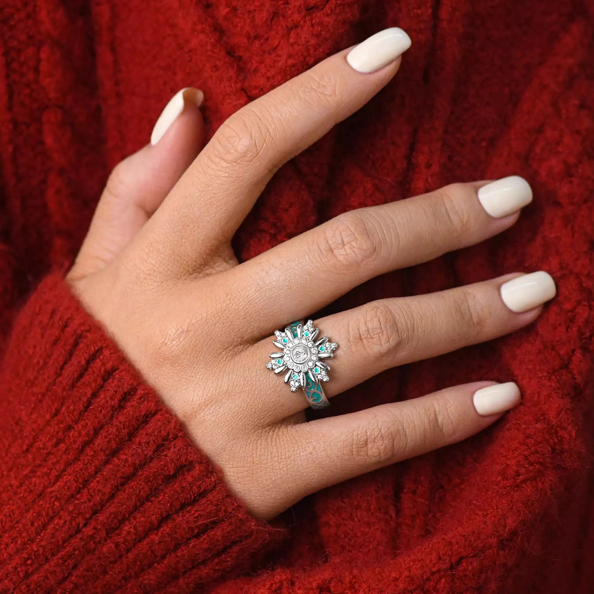 Snowbound Mystery Ring - Serene Western